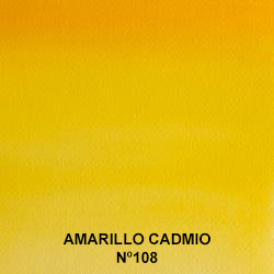 Venta pintura online: Acuarela Winsor&Newton Profesional 1/2 Godet Amarillo de Cadmio nº108